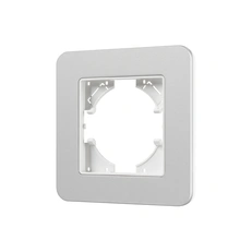 Изображение Рамка 1 пост алюминиевая Arlight AKYRI, серебристый soft-touch 049684